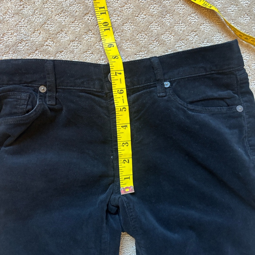 Citizens of Humanity Black Corduroy Skinny Leg Jeans - Picture 6 of 10